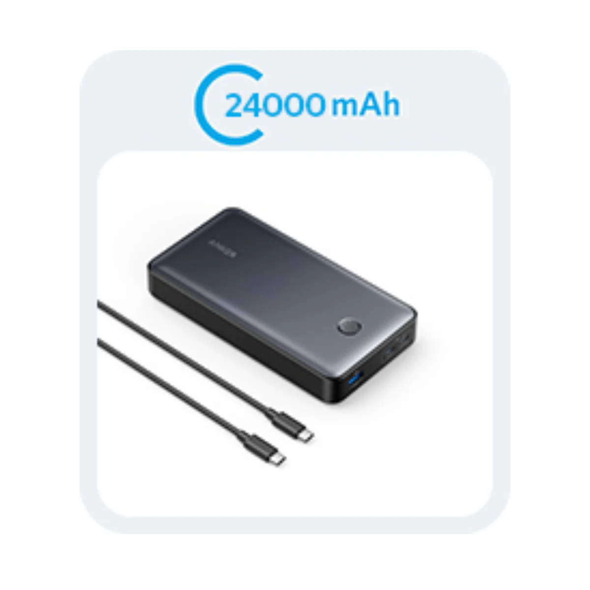 Anker 537 Power Bank Power Core 24K ,65W, for Laptop - Black - Image 4