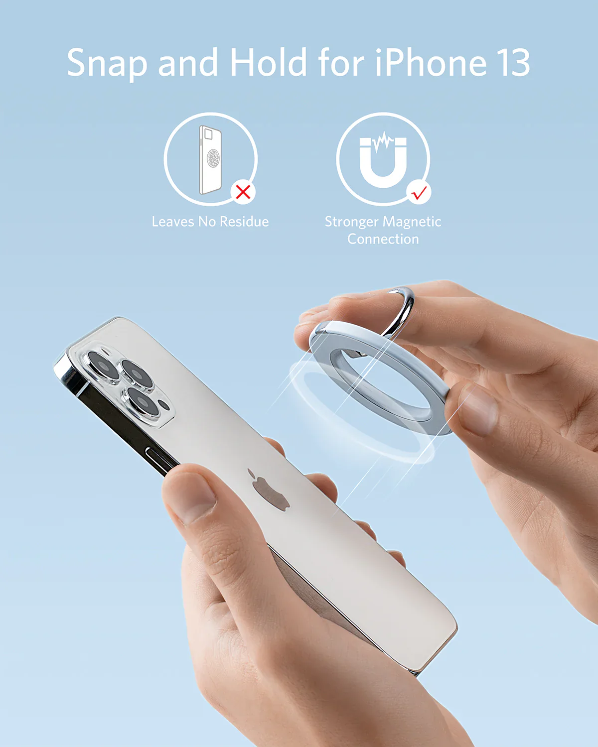 Anker 610 Magnetic Phone Grip (MagGo) - Blue - Image 4