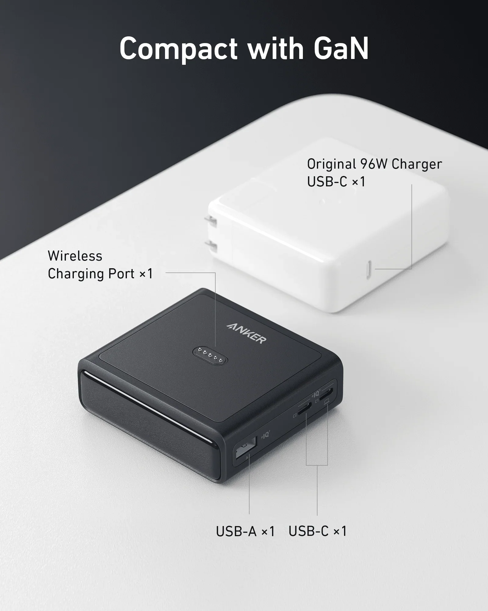 Anker A1902P11, Prime Power Bank 100W Charging Base - Black - Image 5