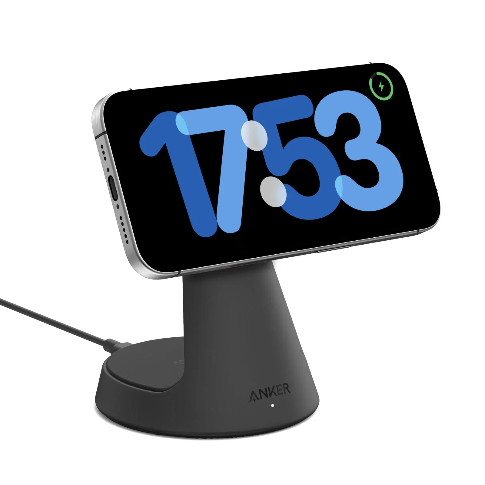 Anker MagGo 20W Ultra Fast 2 in 1 Charging Dock High-Speed Wireless Charging - Black - Image 2