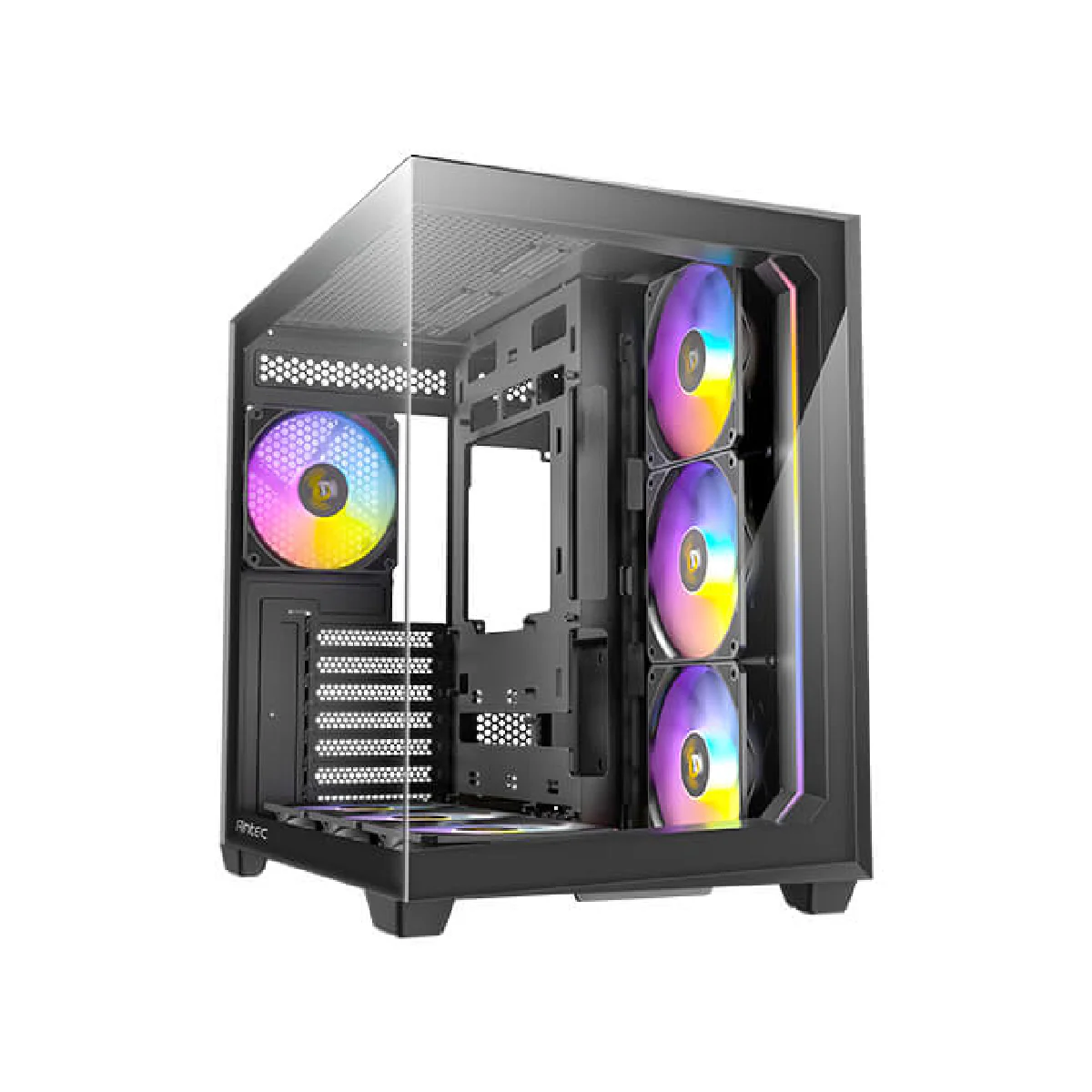 Antec C5 ARGB, 7 x 120mm ARGB PWM Fans Included, Up to 10 Fans Simultaneously - Black - Image 4