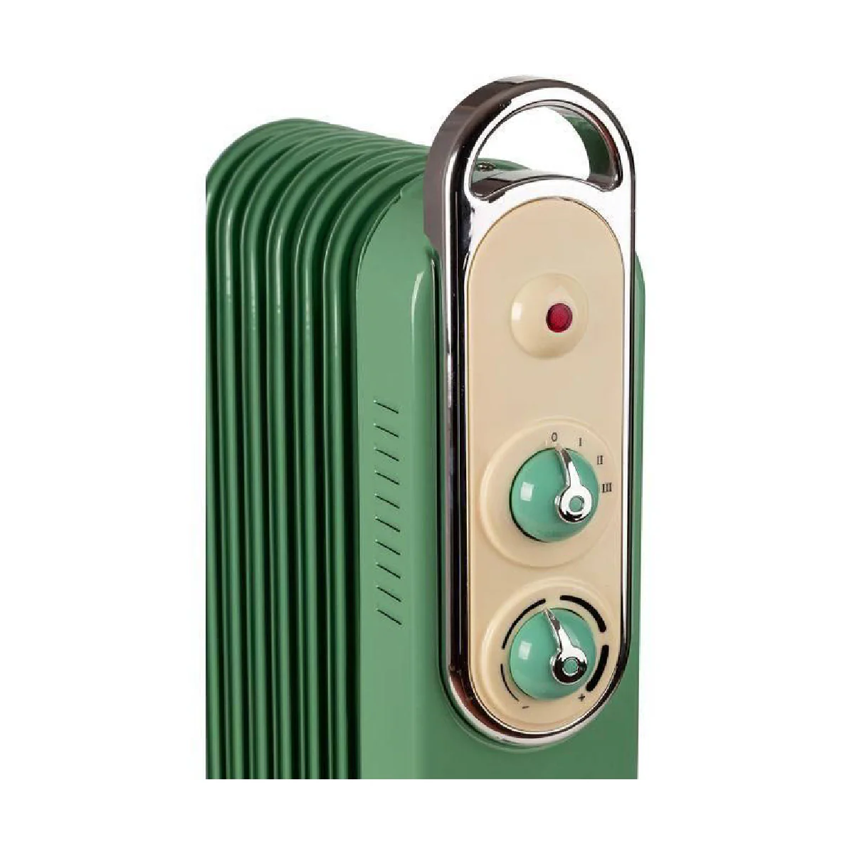 Ariete Radiator a Oil 11 Elementi 2500W, 3 Power Levels - Green/Beige - Image 2