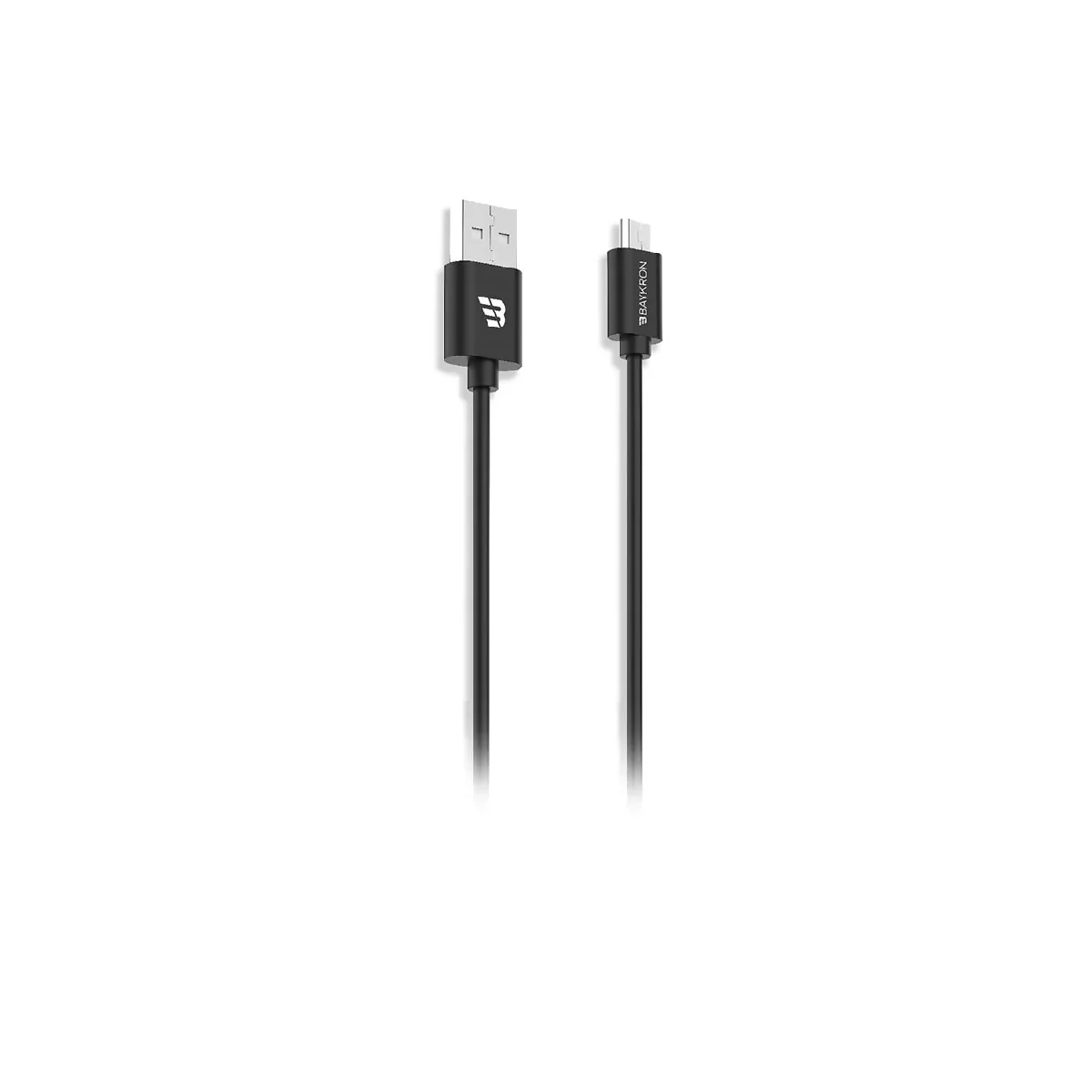 BayKron Smart Cable 1.2M USB2.0 to Micro Charge and Sync - Black - Image 2
