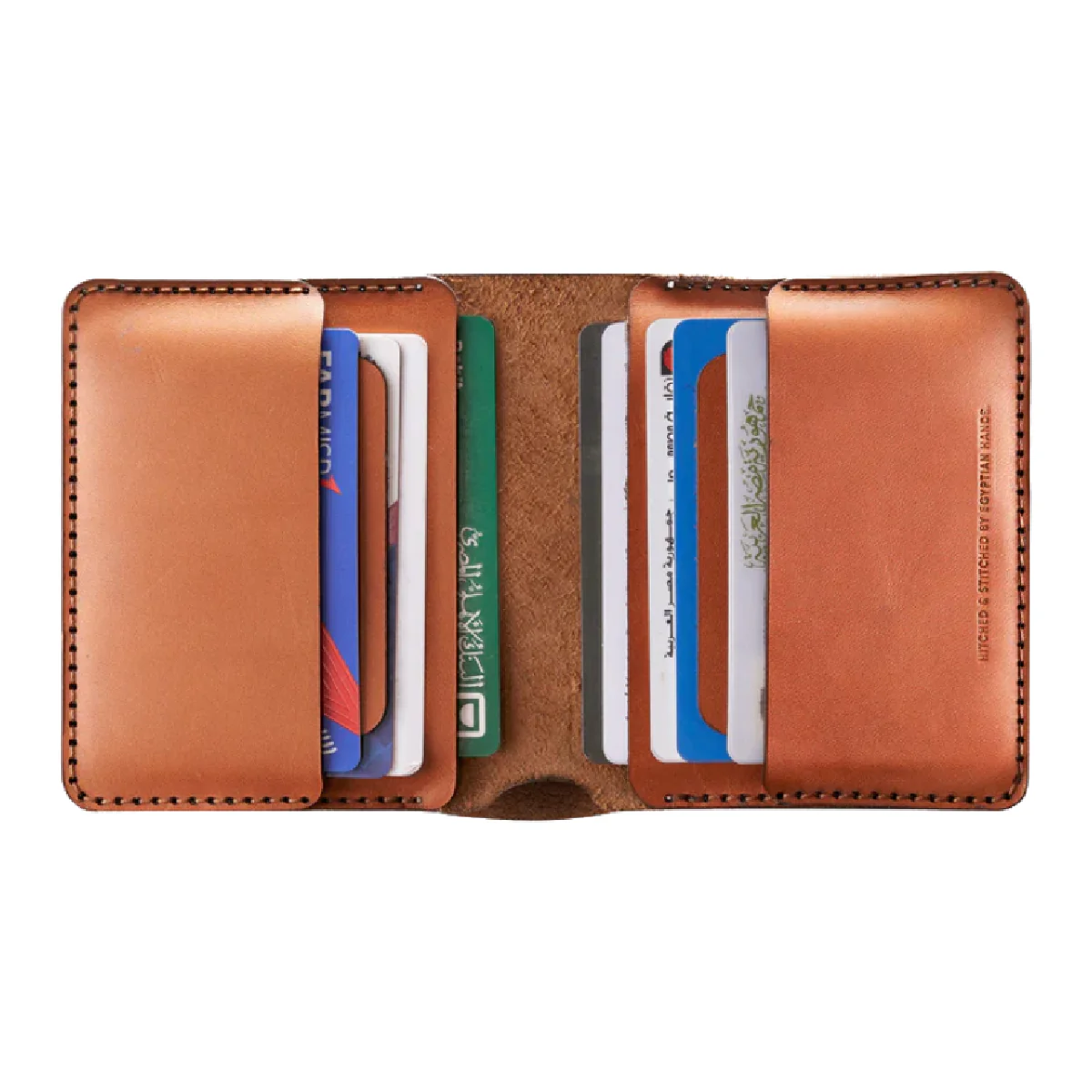 Bifold Wallet Upgraded Handmade Natural Genuine Leather - Image 3