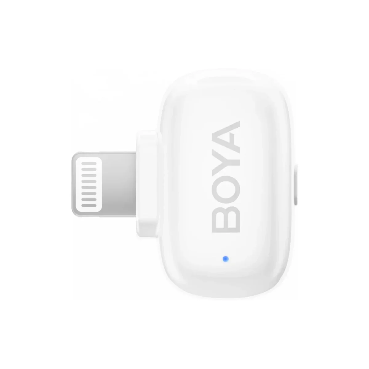 Boya Mini 13, 2.4GHz Ultra-Mini Wireless Microphone Type-C and Lightning - White - Image 4