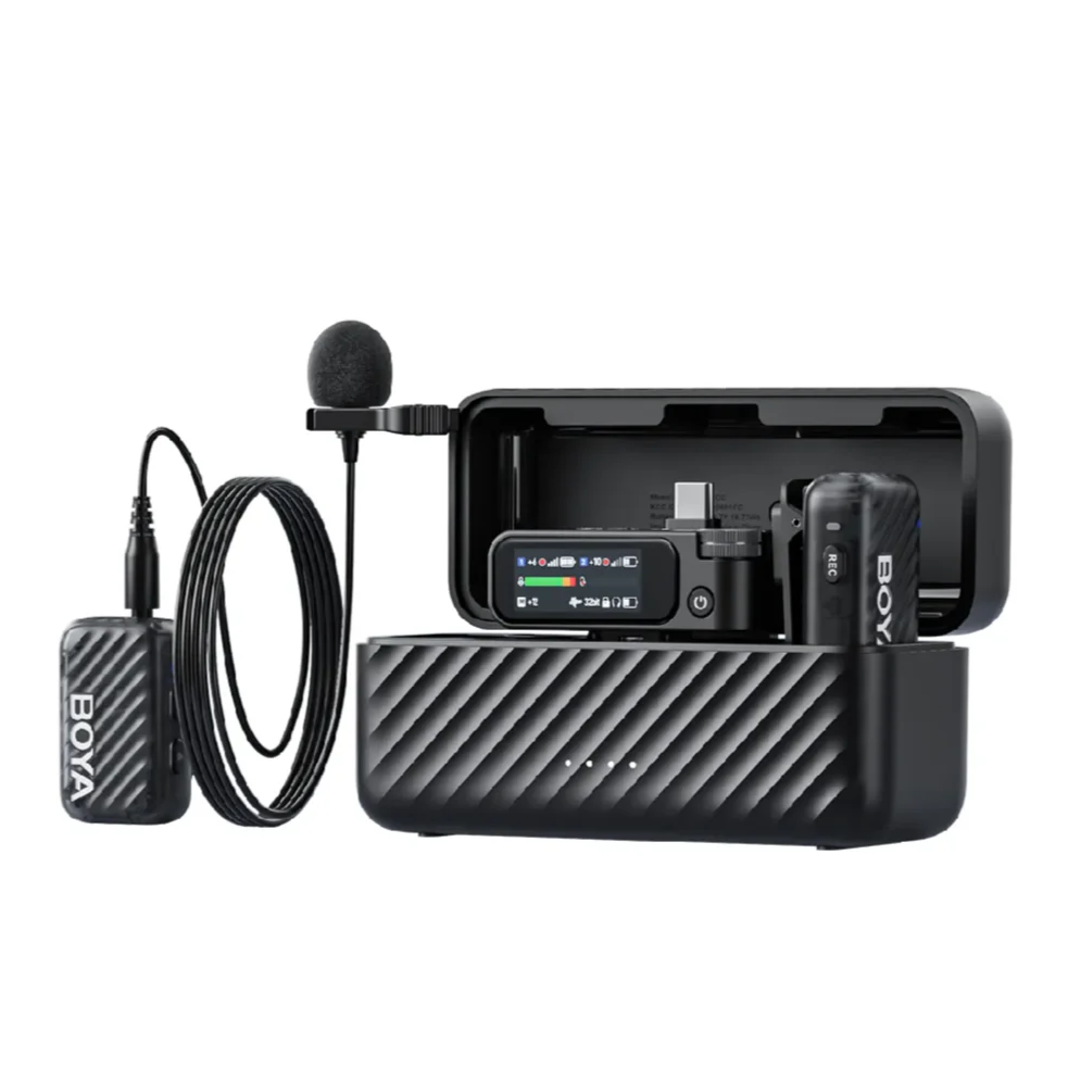 Boya Mic2 Al-Powered Mini Wireless Microphone 2-02 - Gray