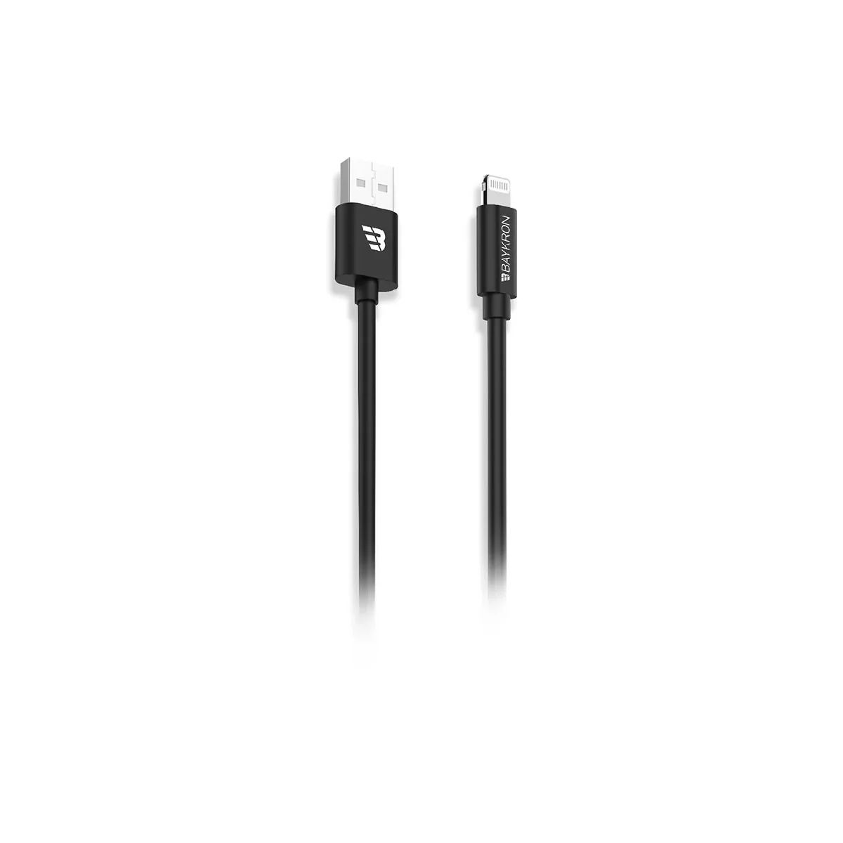 BAYKRON 1.2M Smart Cable Apple MFI Certified USB-A to Lightning - Black - Image 2