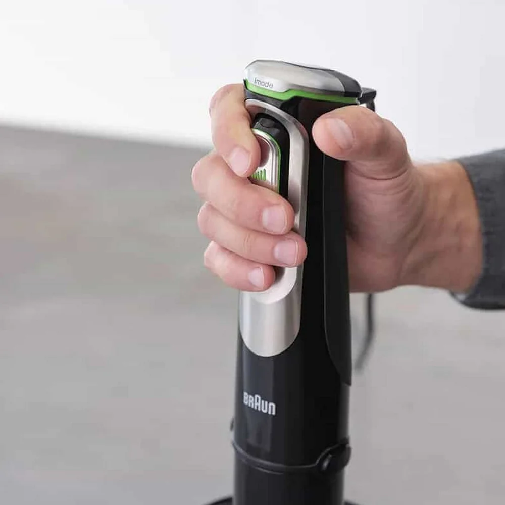 Braun Multiquick 9 Hand Blender Set 1200Watt - Black/ Silver - Image 4