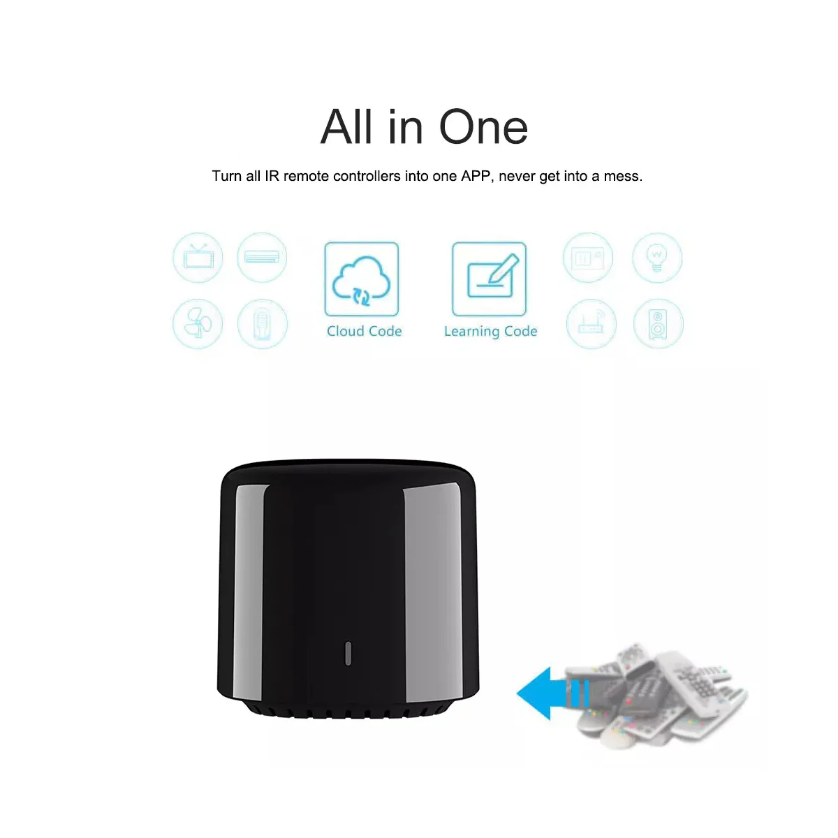 Broadlink BestCon Universal Remote RM4C Mini - Black - Image 5
