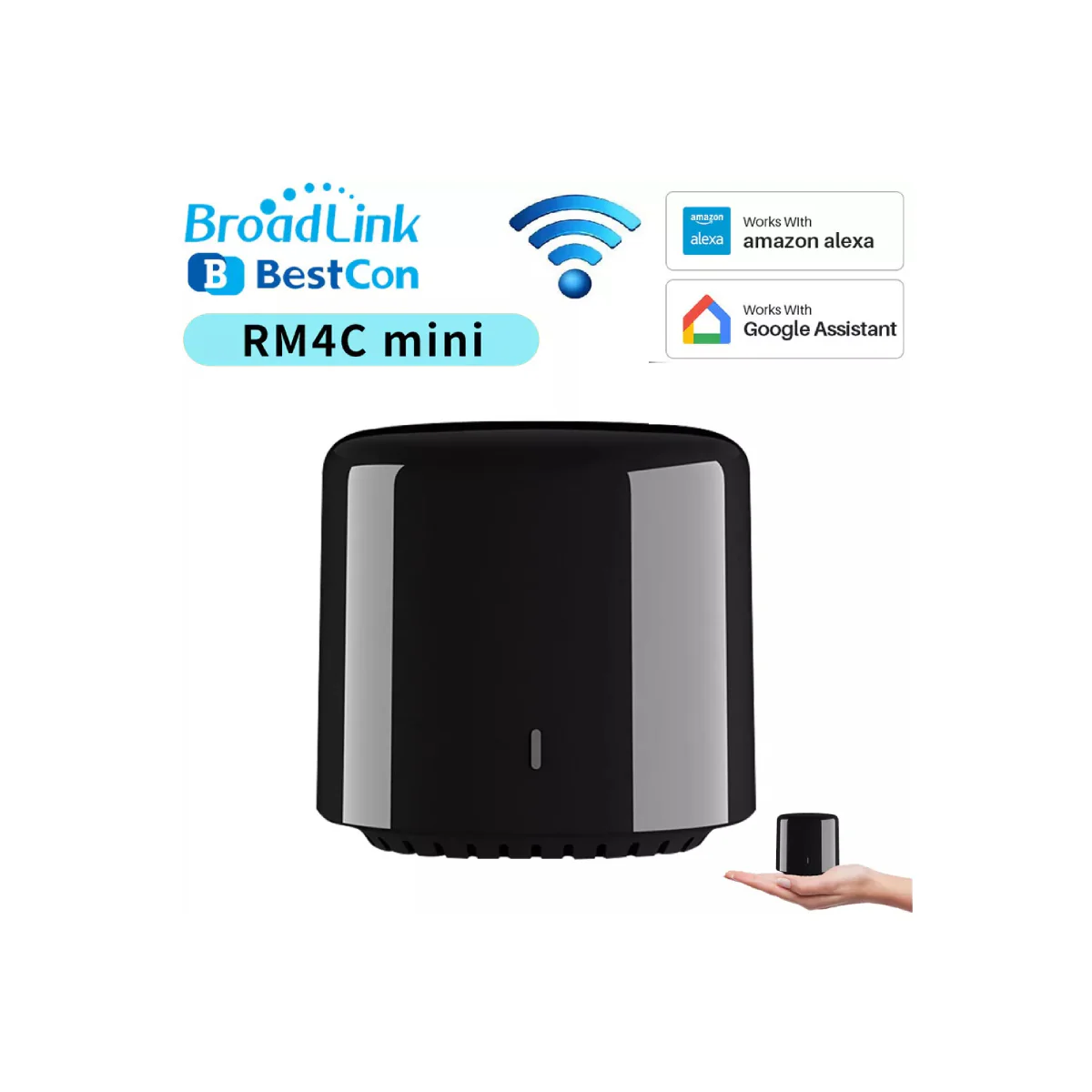 Broadlink BestCon Universal Remote RM4C Mini - Black - Image 7
