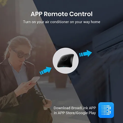 BroadLink RM4 Pro RF and IR Universal Remote - Black - Image 7