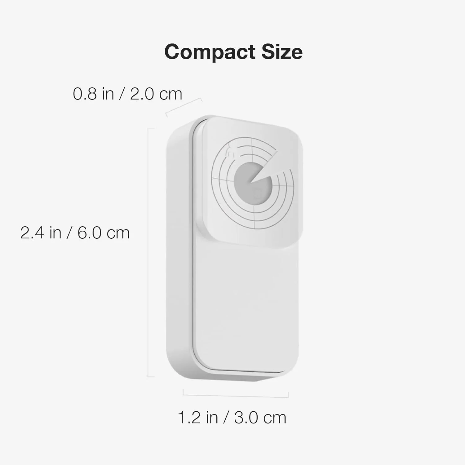 BroadLink SR4M Radar Motion Sensor – Smart Home Human Detection, 12m Range – White - Image 2