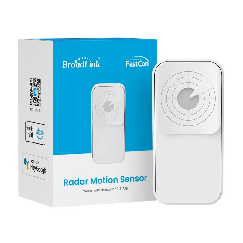 BroadLink SR4M Radar Motion Sensor – Smart Home Human Detection, 12m Range – White - Image 3