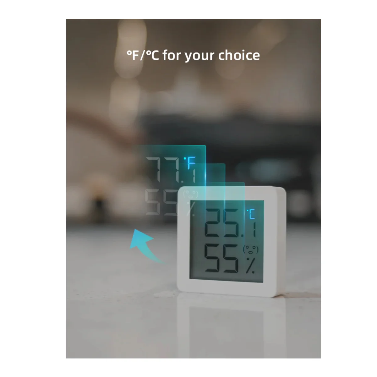 BroadLink Temperature and Humidity Sensor (SR4T) - White - Image 3