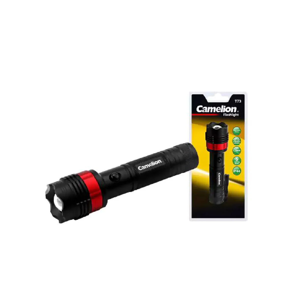 Camelion Flashlight T73-DB - Black - Image 3
