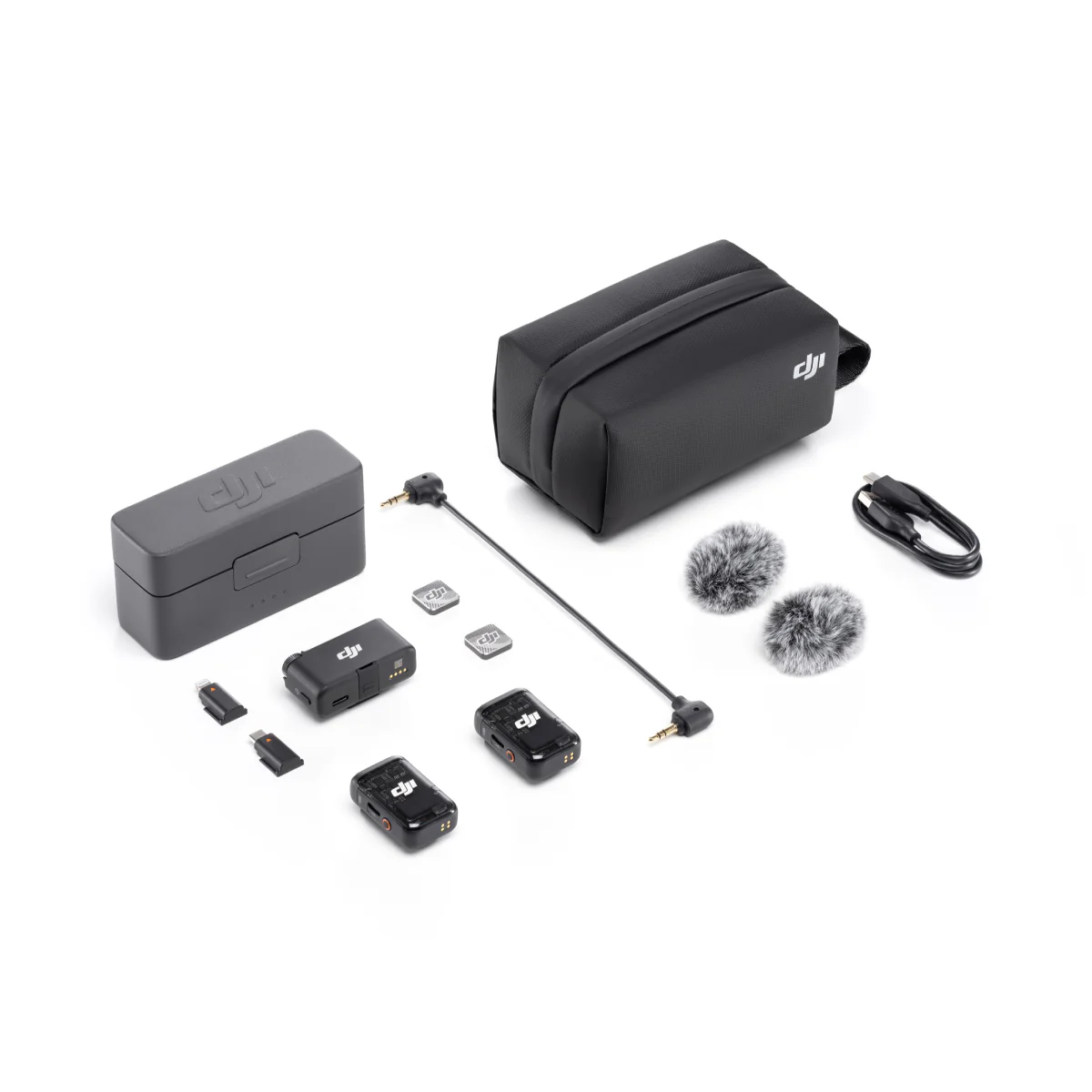 DJI MIC 2 TX + 1 RX Charging Case Safety Track, Safeguard Your Audio - Black - Image 8