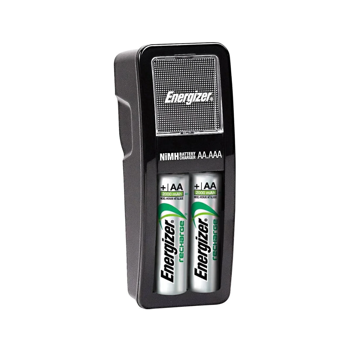 Energizer Mini Recharge Battery Charger AA Size 2Pack, 2000 mAh - Silver - Image 4