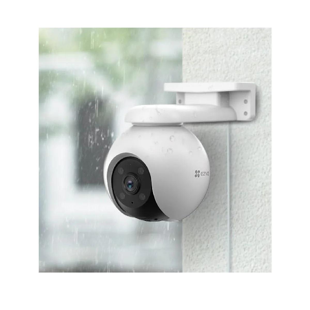 EZVIZ CB8 2K Battery-Powered Smart Home Camera – Wireless Outdoor Security | White & Black - Image 2