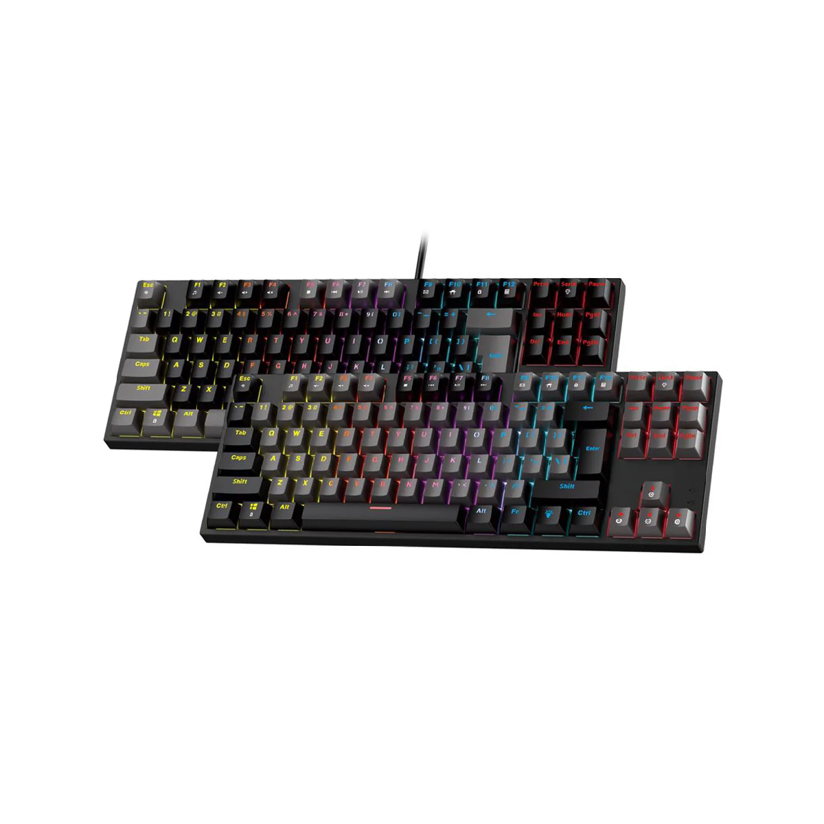 Fantech MK876 Atom TKL Gaming Keyboard RGB Mechanical, Blue Switch - Image 3