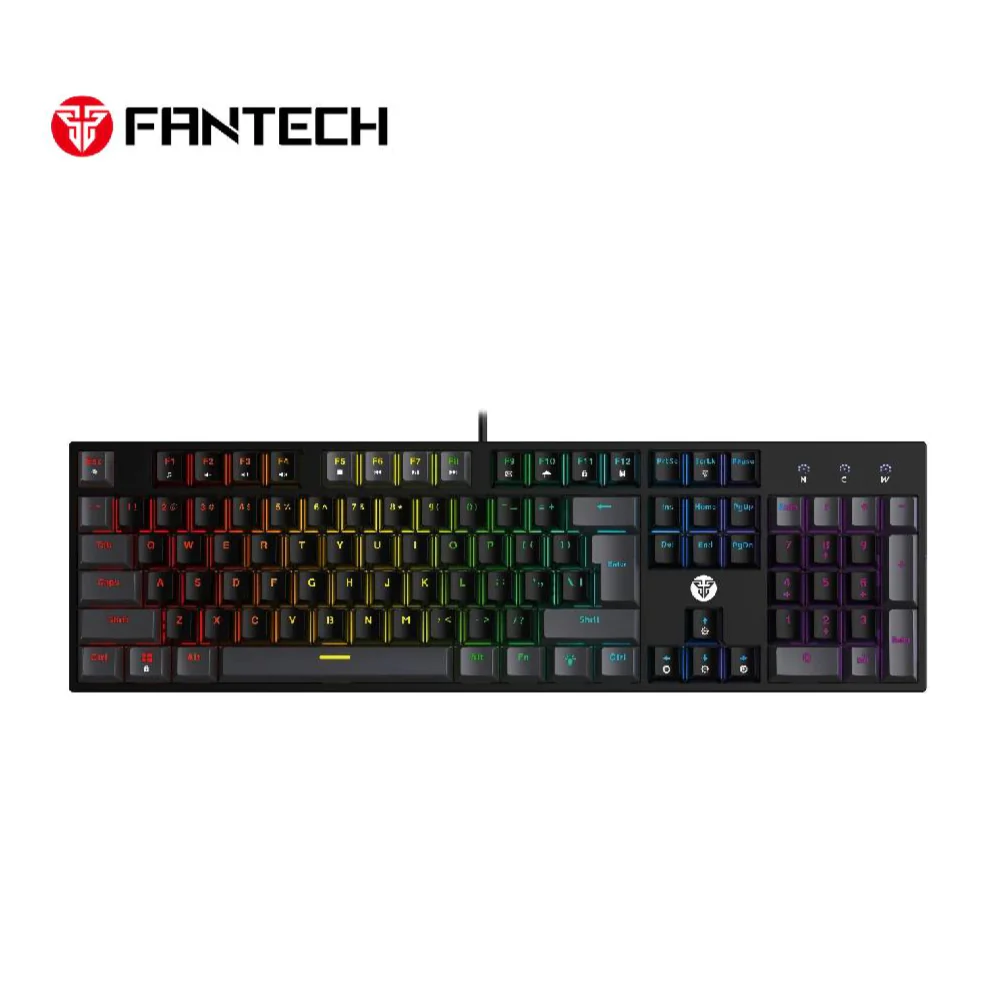 Fantech Atom104 Mechanical Keyboard Sumi Edition - Black - Image 2