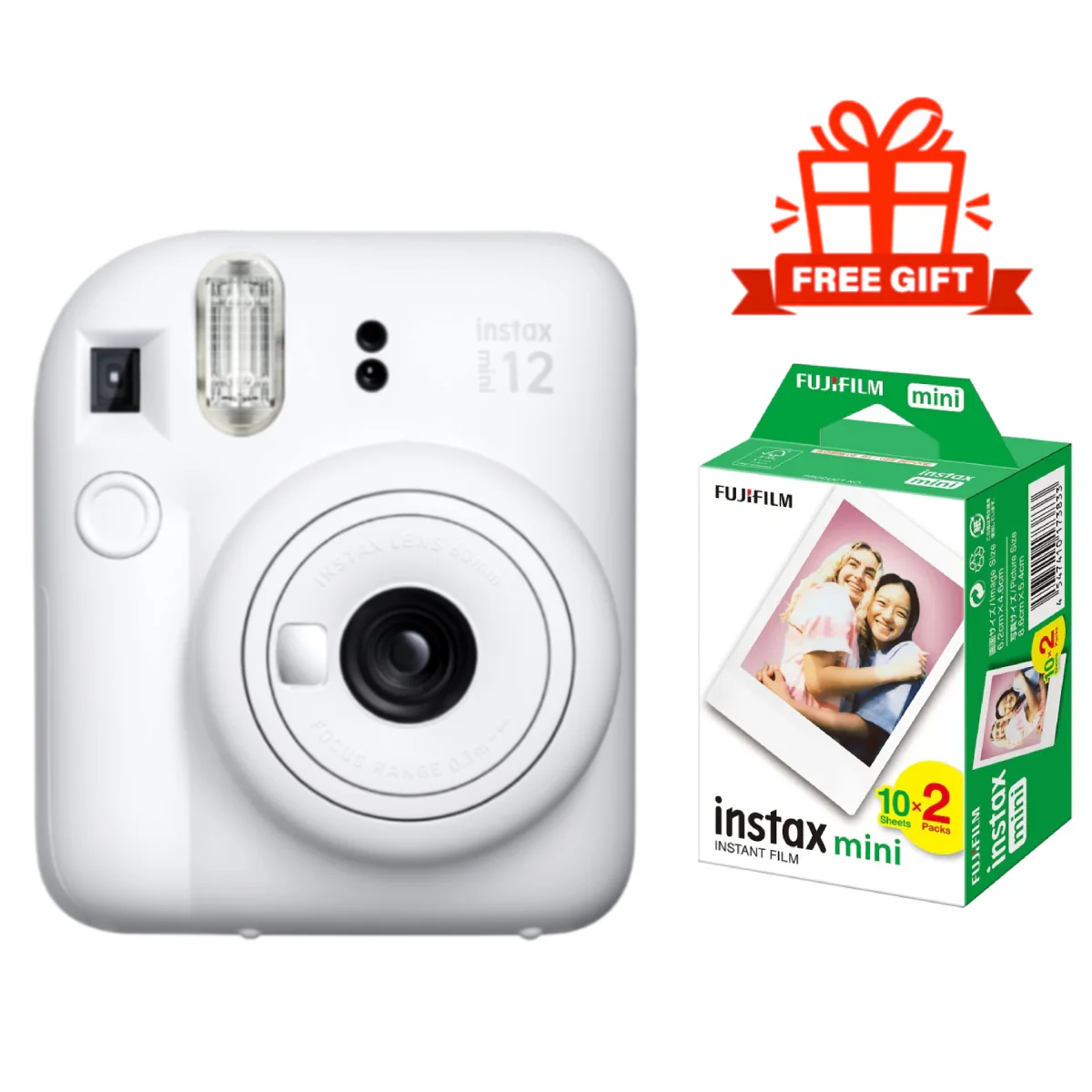 FujiFilm Instax Mini 12 Instant Camera + Fujifilm Instax Mini Film 1-Pack (20 Sheets) Gift ๐ - Image 17