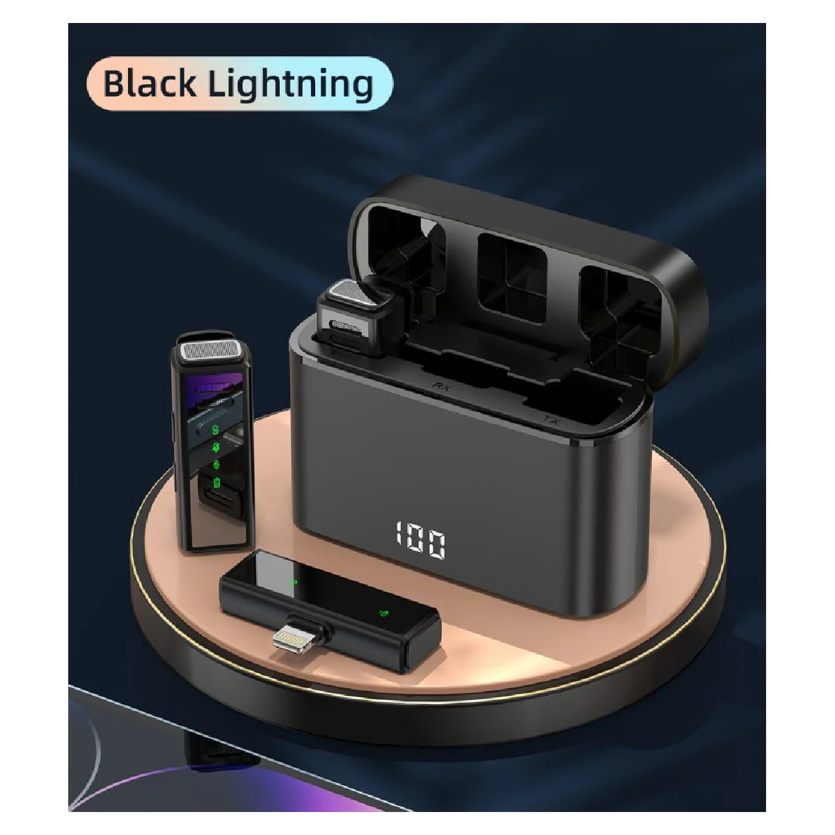 General GM31 Wireless Microphone With iPhone - Black - Image 2