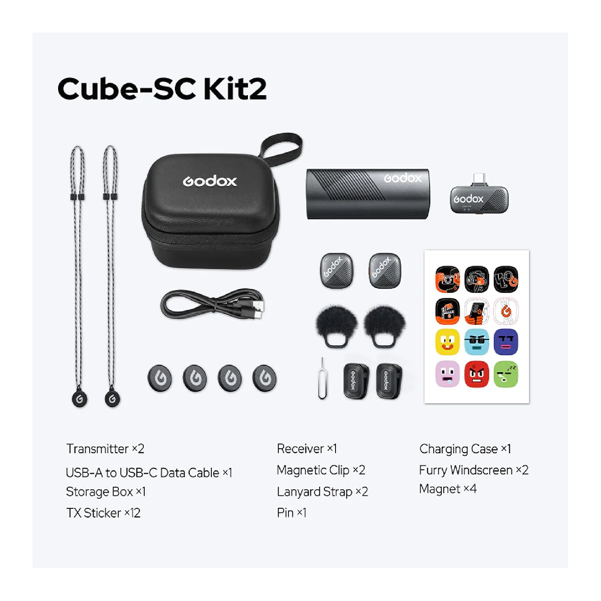 Godox Cube-SC Kit2 Type-C - Black - Image 3
