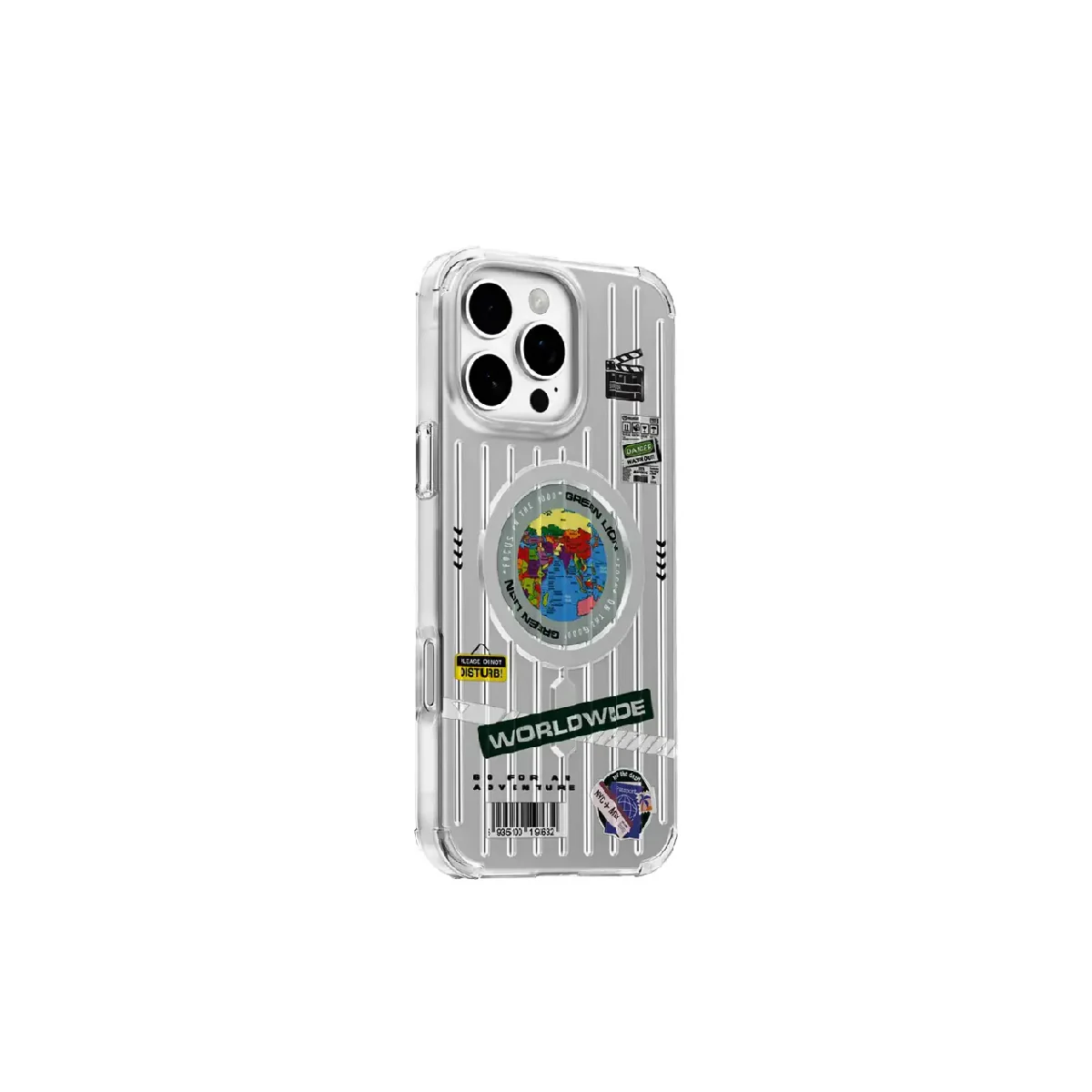 Green Lion Case For iPhone 16 Pro Globe Magsafe - Image 4
