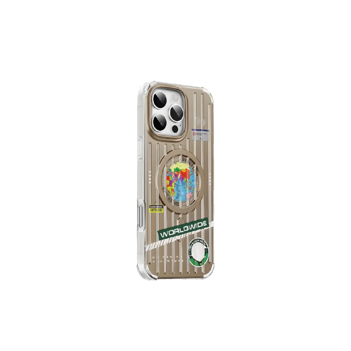 Green Lion Case For iPhone 16 Pro Globe Magsafe - Image 5