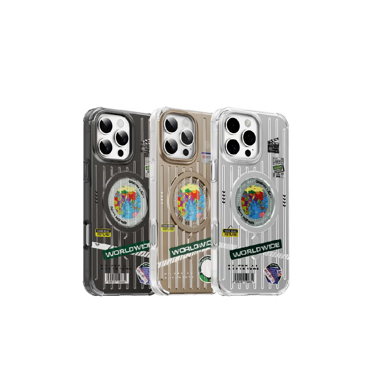 Green Lion Case For iPhone 16 Pro Globe Magsafe - Image 7