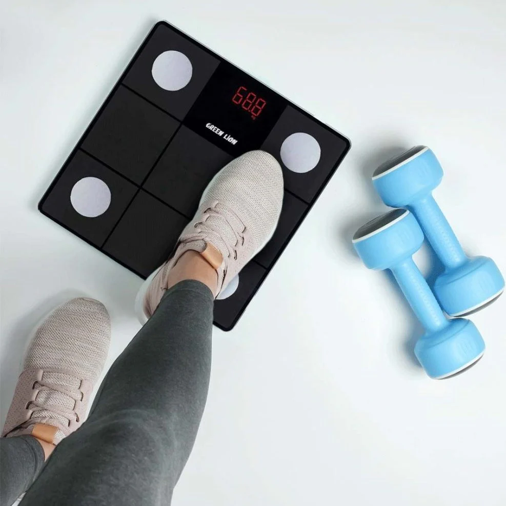 Green Lion Smart Body Scale Simple & Fashionable Pattern 24 Modes - Black - Image 4