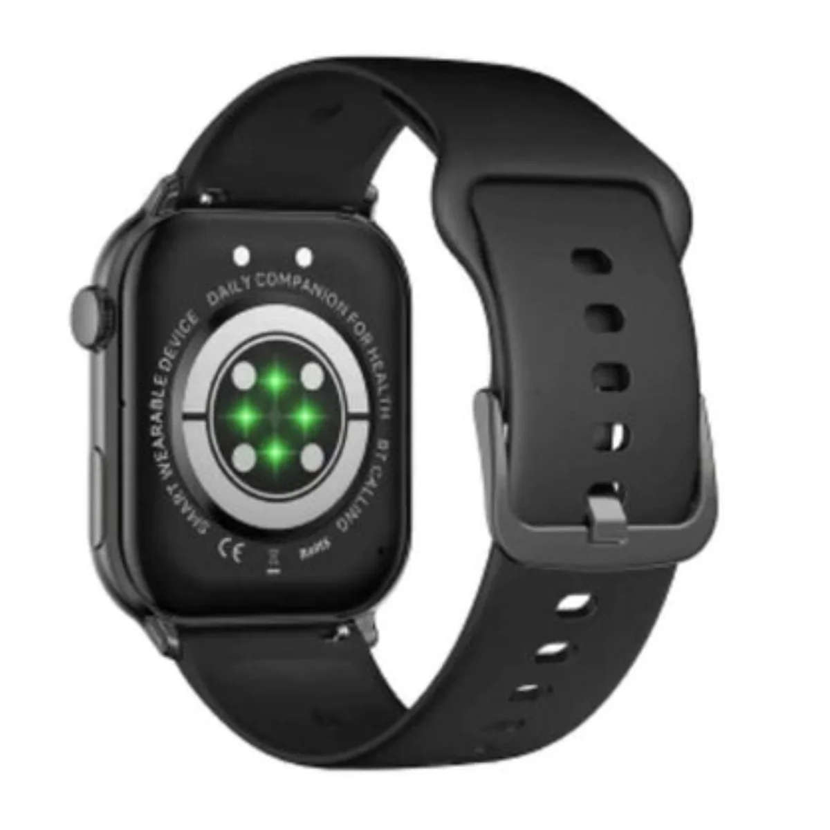 Imilab Smart Watch W02 Bluetooth Calling, 1.85" TFT Screen, 24h Bio Tracker - Black + Black magnetic strap + Blue Fluoroelastomer Strap - Image 4