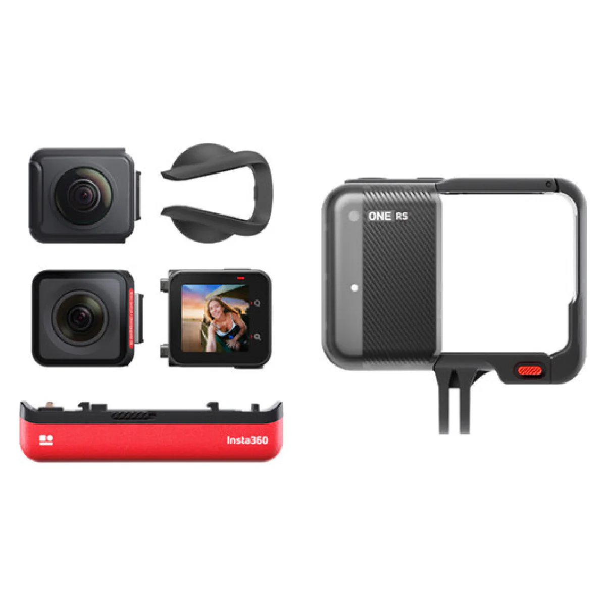Insta360 One RS Twin Edition, 5.7K 360 + 4K Action Camera – Black - Image 5
