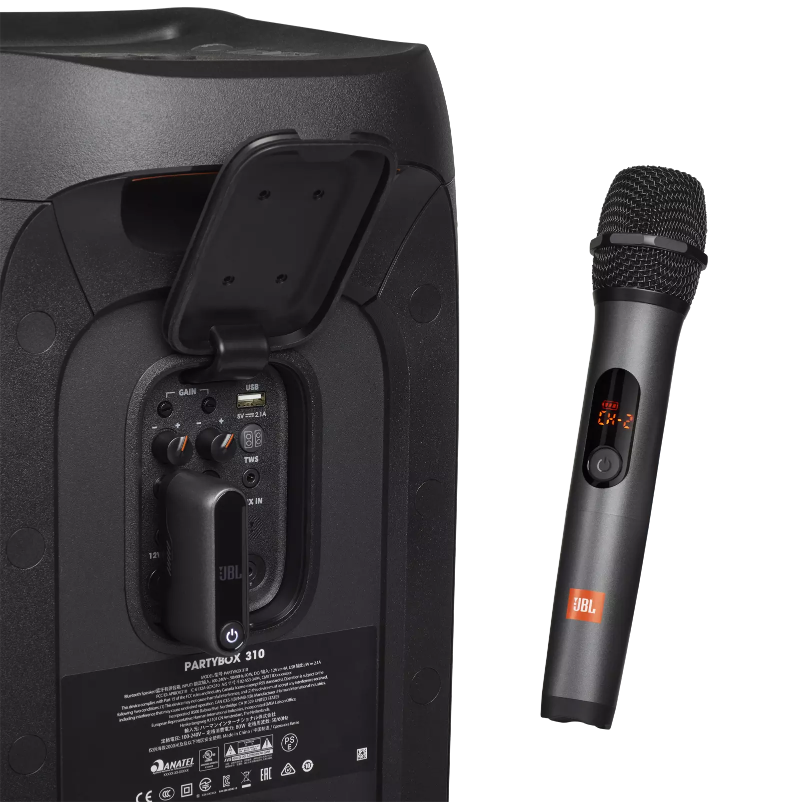 JBL Wireless Microphone Set Wireless two microphone system - Black - Image 5