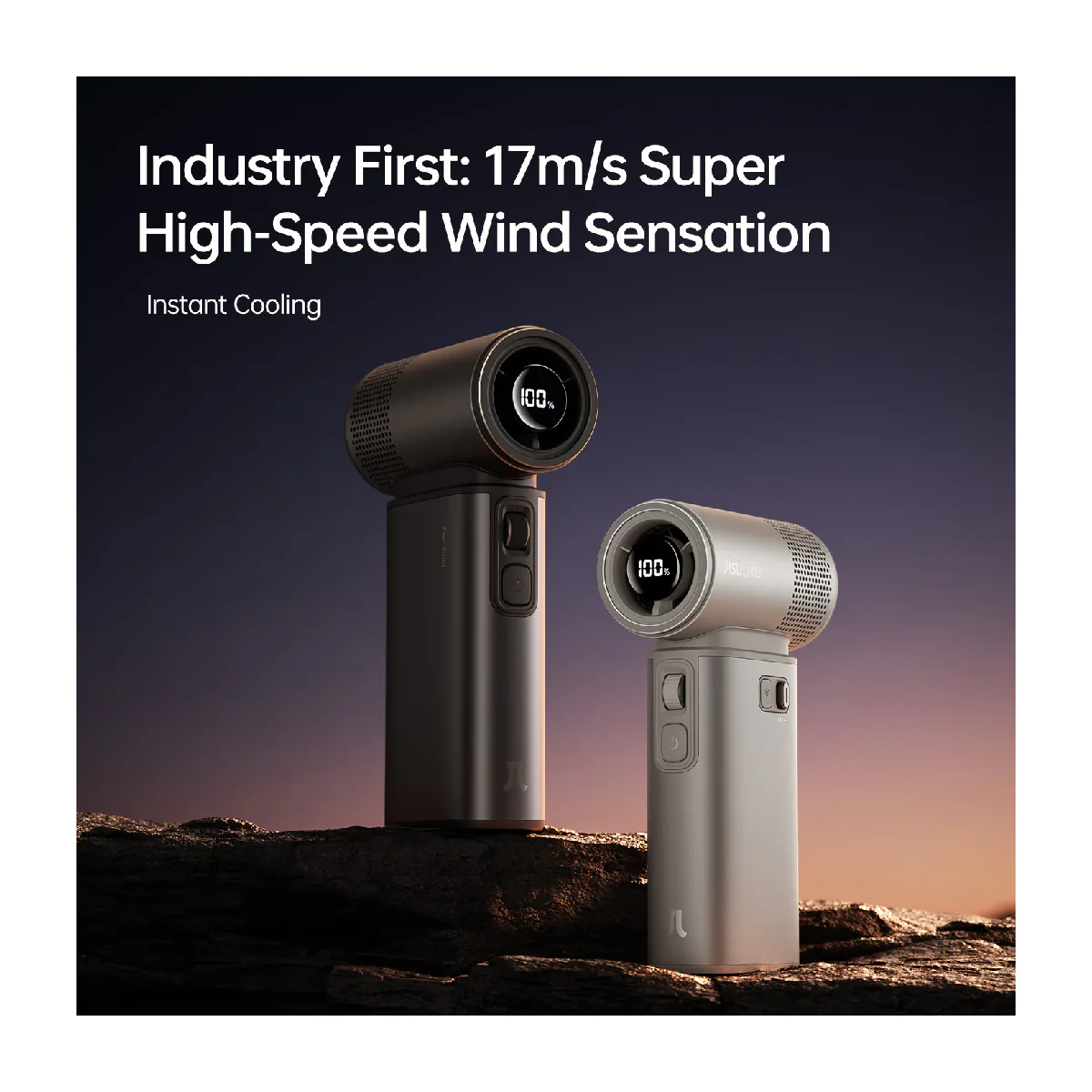 JisuLife Handheld Fan Ultra2, 9000mAh - Black - Image 4