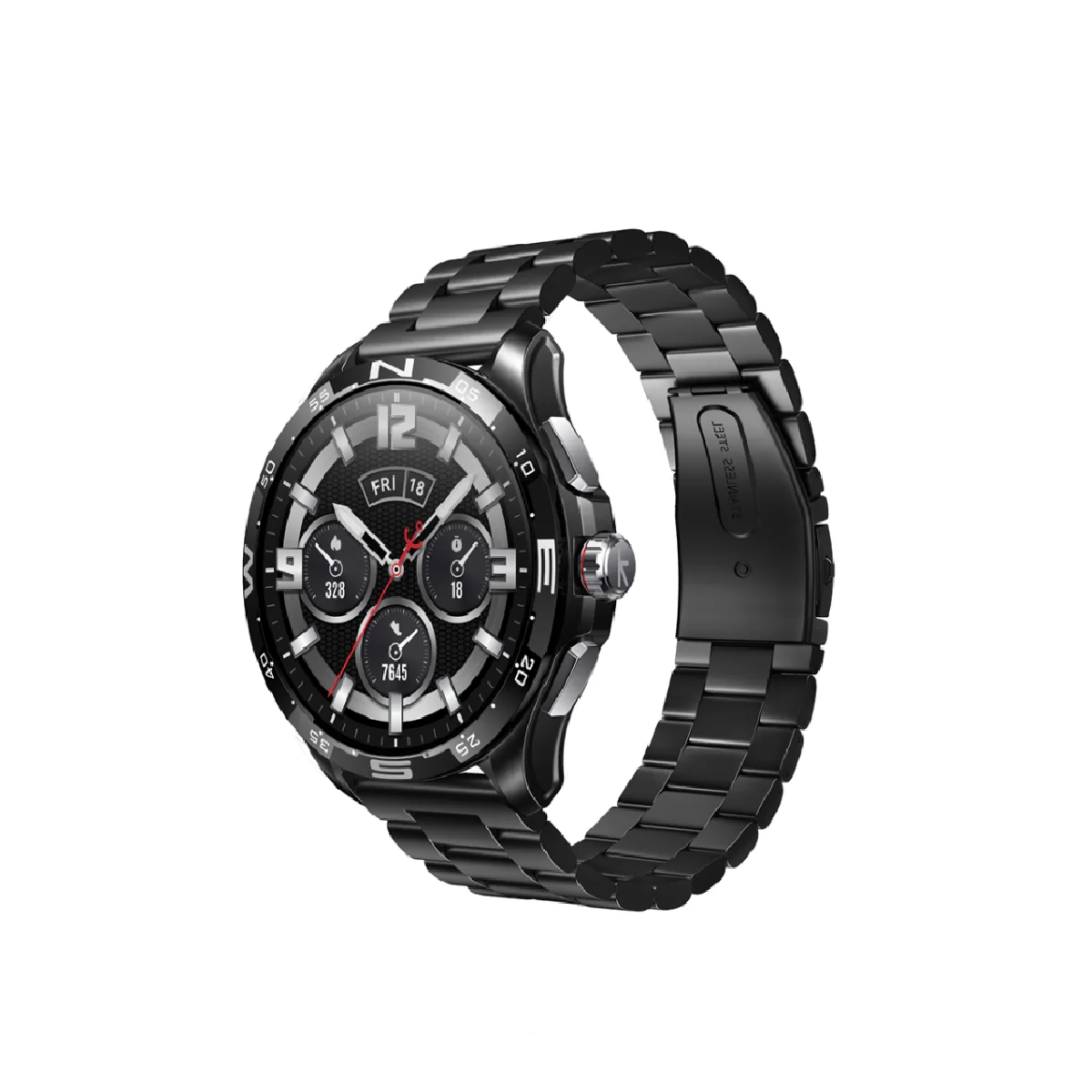 Kieslect Actor Leading Smart Watch Dual Strap - Black - Image 2