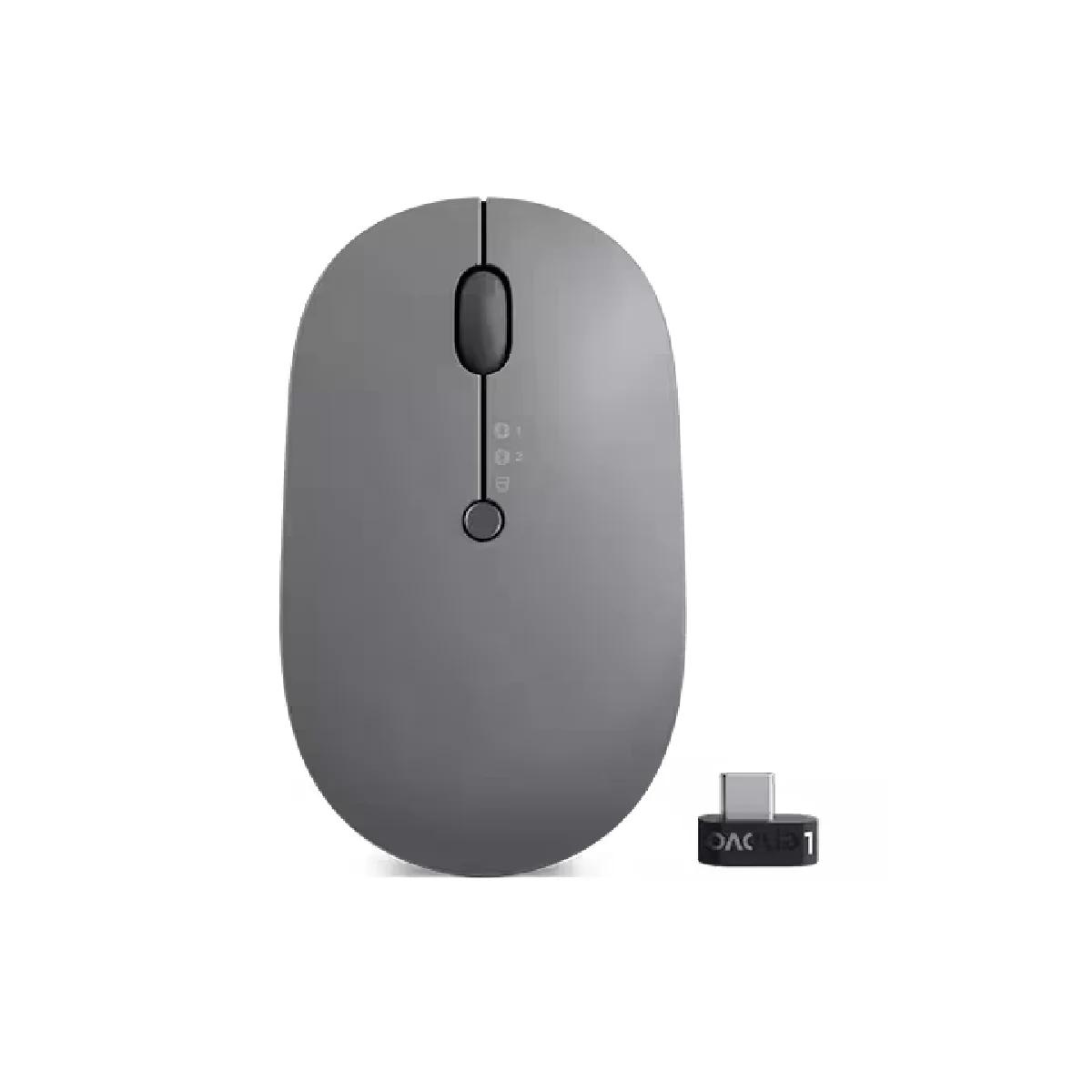 Lenovo Go Wireless Multi Device Mouse - Grey