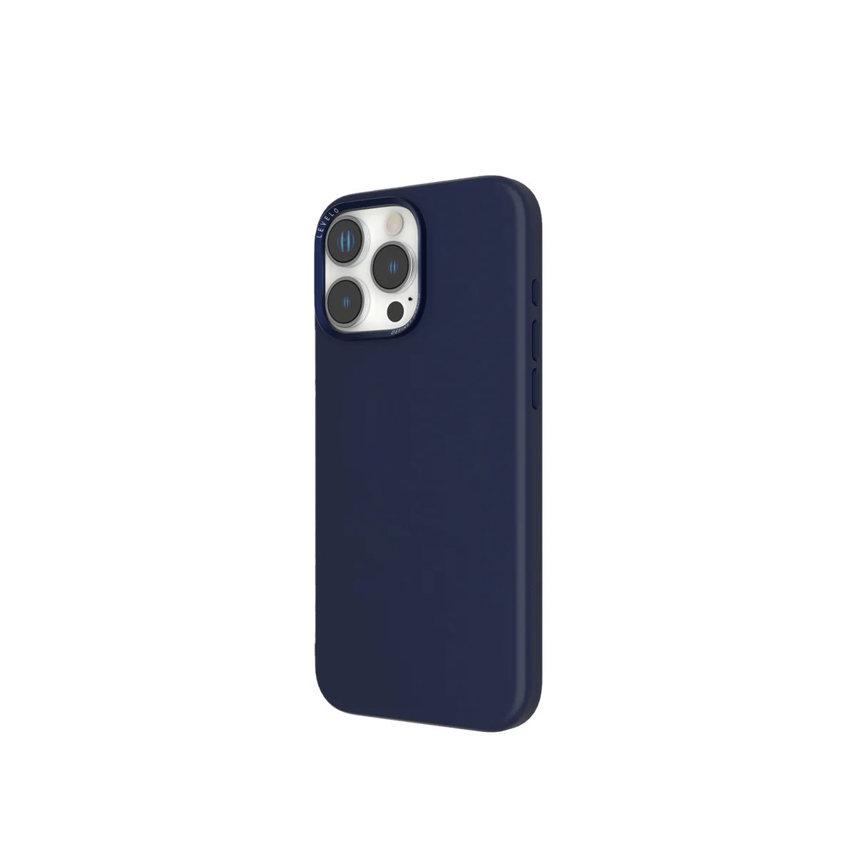 Levelo Iris Magsafe Liquid Silicone Case For iPhone 16 Pro Max - Blue - Image 3