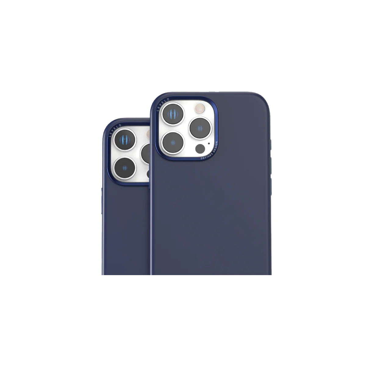 Levelo Iris Magsafe Liquid Silicone Case For iPhone 16 Pro Max - Blue - Image 4