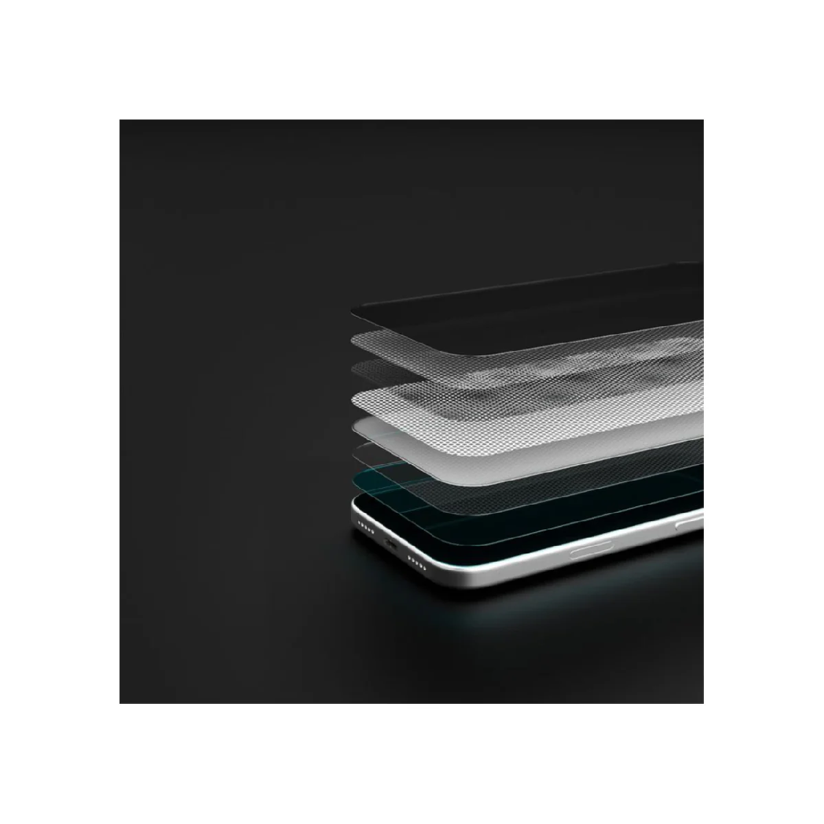 Levelo For iPhone 17 Pro Screen Protector Armorx 3D 9H - Black - Image 2