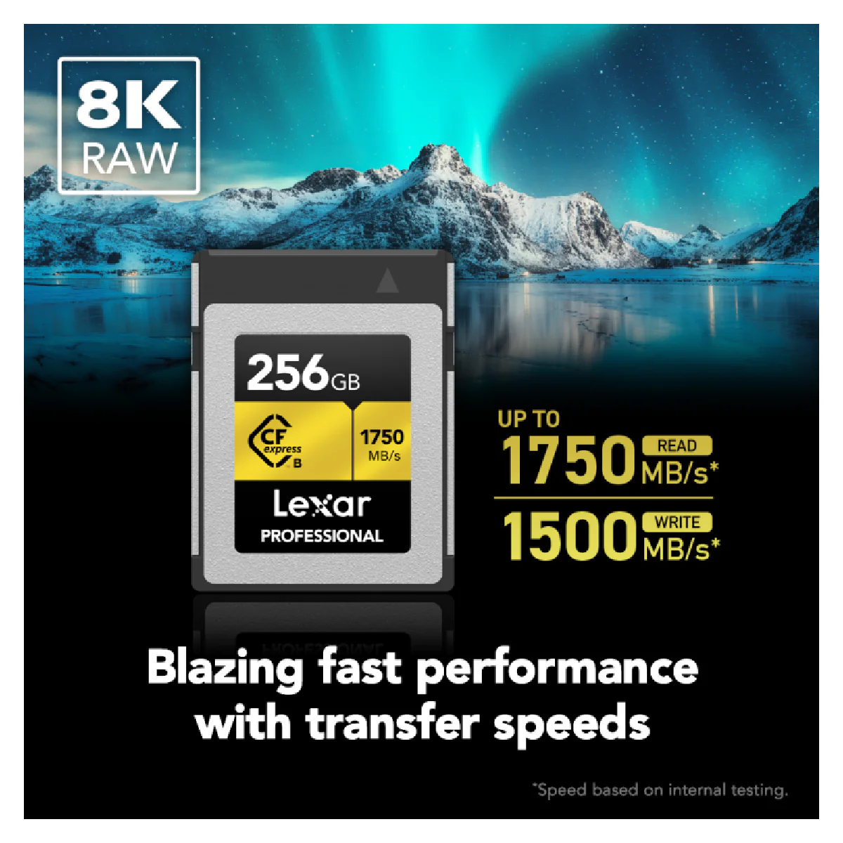 Lexar 256GB Professional CFexpress 2.0 Type B up to 1750MB/s read, 1500MB/s write - Gold - Image 4