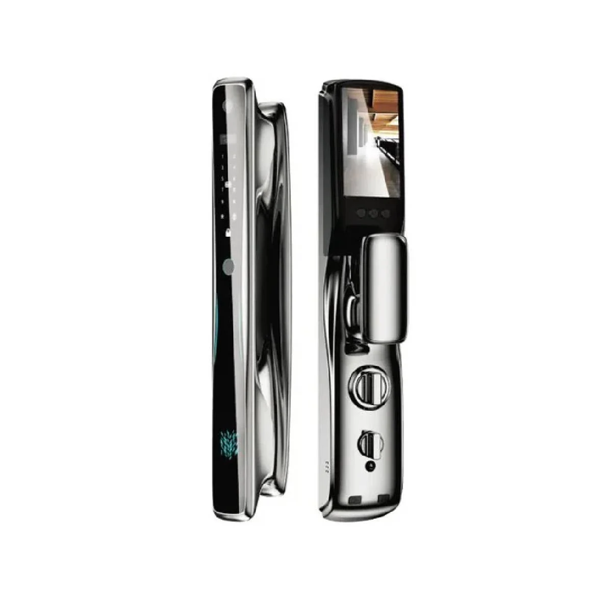 Lezn Smart  Lock Electricity K9 cat Eye - Black/ Silver