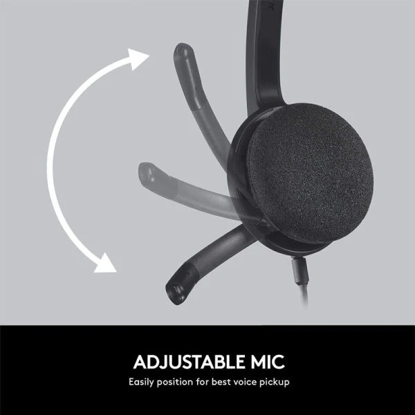 Logitech H340, Stereo Headset - Black - Image 8