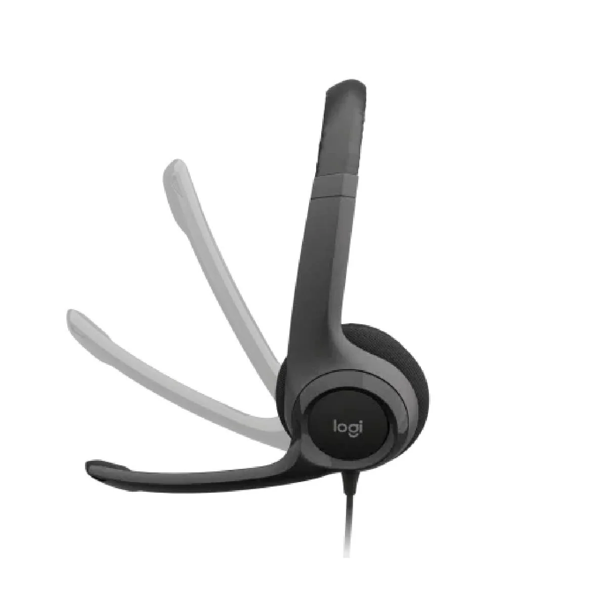 Logitech H390, USB Computer Headset With Enhanced Digital Audio - Black - Image 4