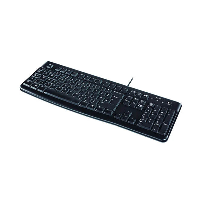 Logitech K120 Wired Keyboard Arabic Layout USB - Black - Image 3