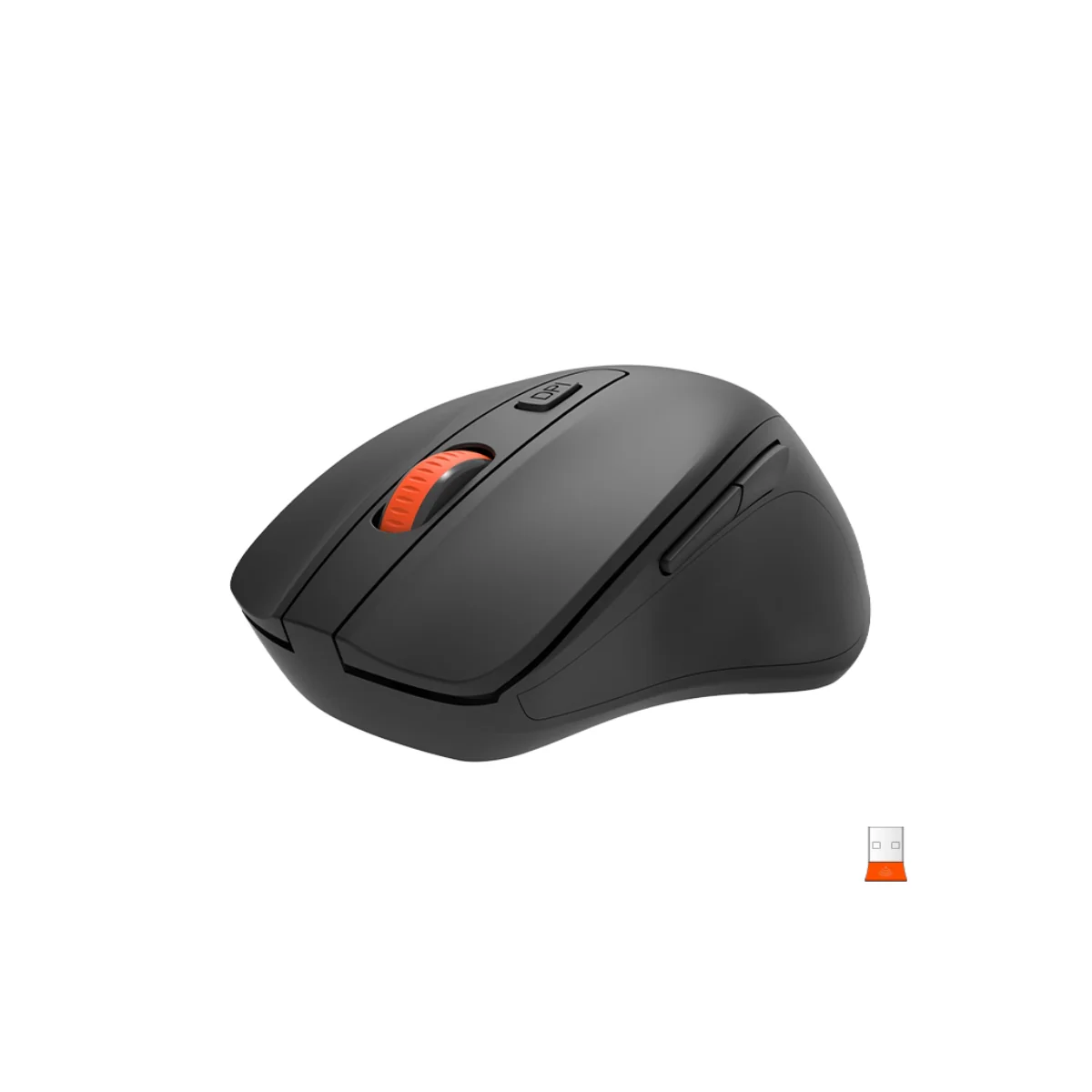 Meetion C4130 Wireless Keyboard Mouse Combo Adjustable stand Precision Control Ergonomic Design (Arabic & English) - Black - Image 7