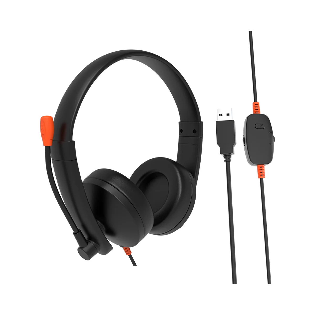 Meetion MT-HP003U Telephony Headset - Black - Image 5