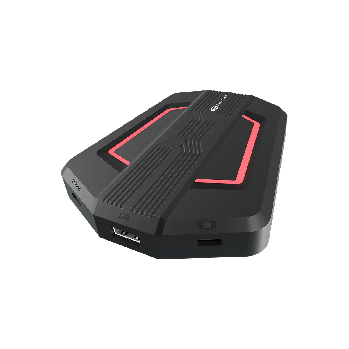 Meetion MT-AP015 Keyboard Mouse Adapter LED Backlight Multipurpose Adapter For P3/ P4/ N-Switch/ X-ONE/ X-360 - Black - Image 2