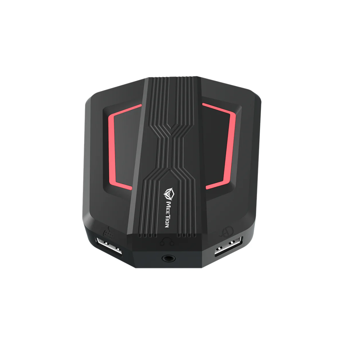 Meetion MT-AP015 Keyboard Mouse Adapter LED Backlight Multipurpose Adapter For P3/ P4/ N-Switch/ X-ONE/ X-360 - Black - Image 3