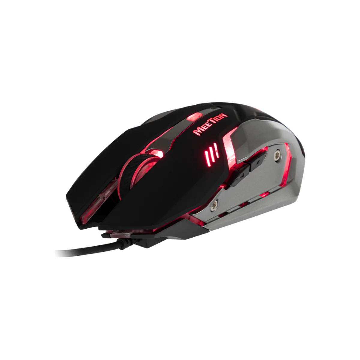 Meetion MT-M915 Backlight White Wired Gaming Mouse - Black - Image 3